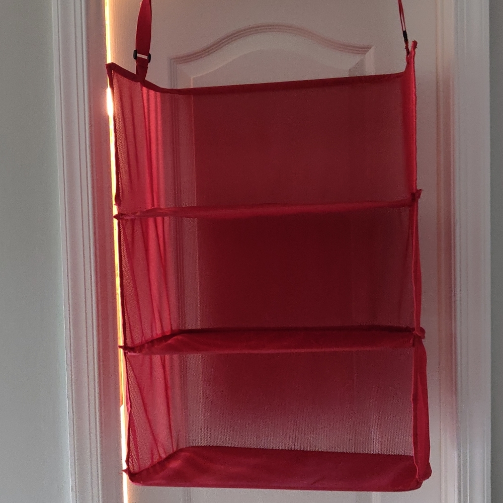 Folding closet organizer
